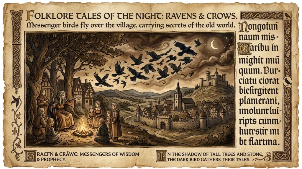 Simple Origin and Background of Raven or Crow