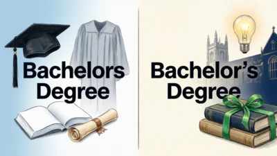 Bachelors Degree or Bachelor’s Degree