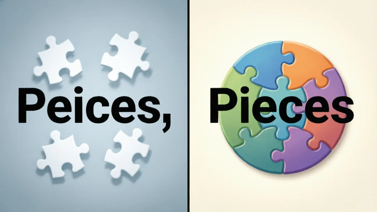 Peices or Pieces