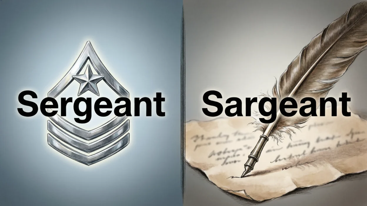 Sergeant or Sargeant