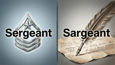 Sergeant or Sargeant