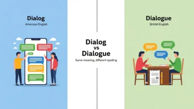 Dialog or Dialogue
