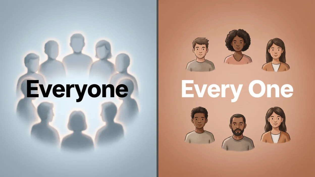 Everyone or Every One