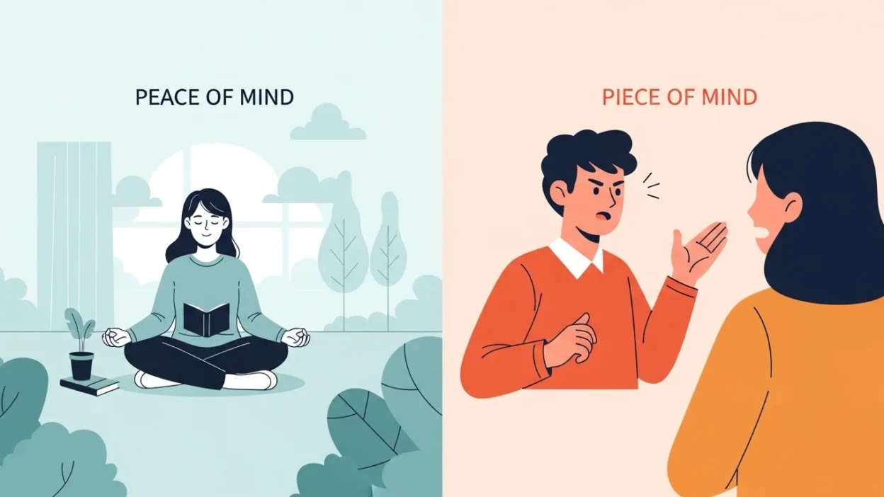 Peace of Mind or Piece of Mind