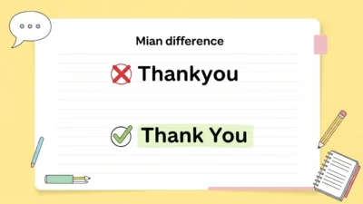 Thankyou or Thank You