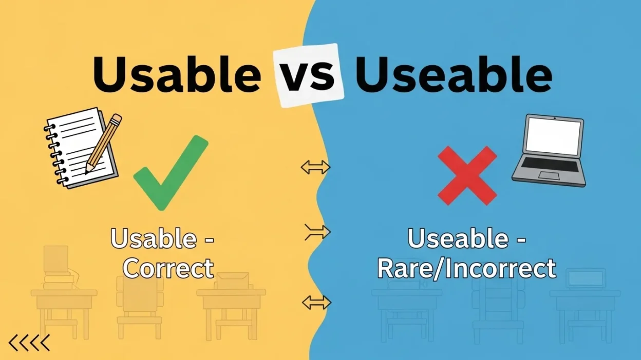 Useable or Usable