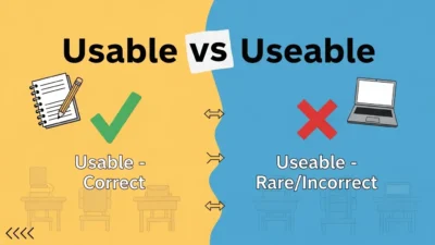 Useable or Usable