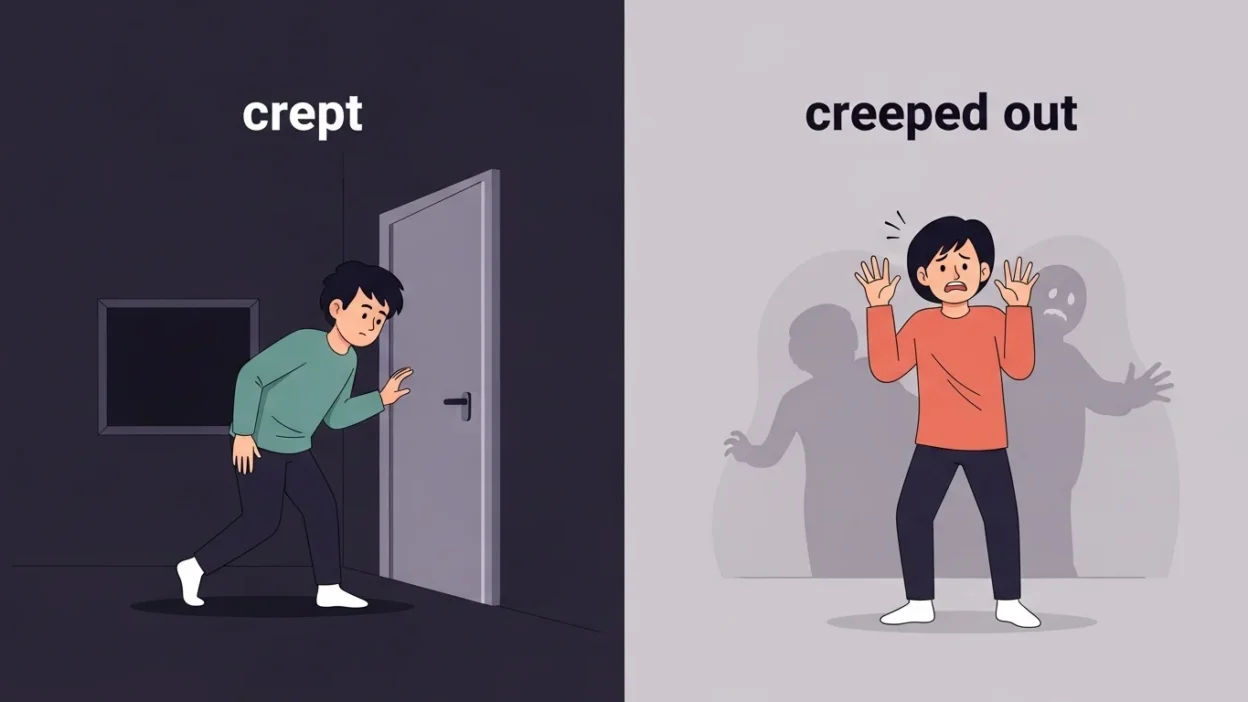 Creeped or Crept