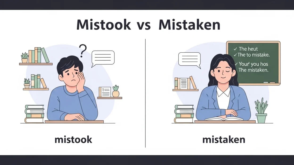 Mistook or Mistaken
