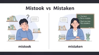 Mistook or Mistaken