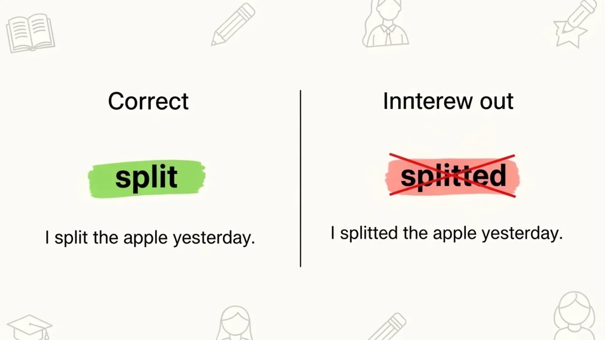 Split vs Splitted