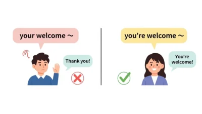 Your Welcome or You’re Welcome