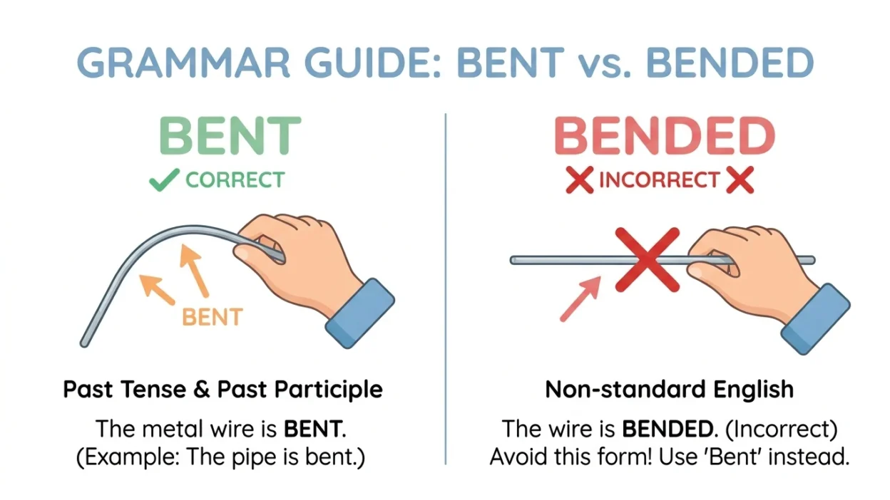 Bended or Bent