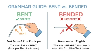 Bended or Bent