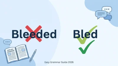 Bleeded or Bled