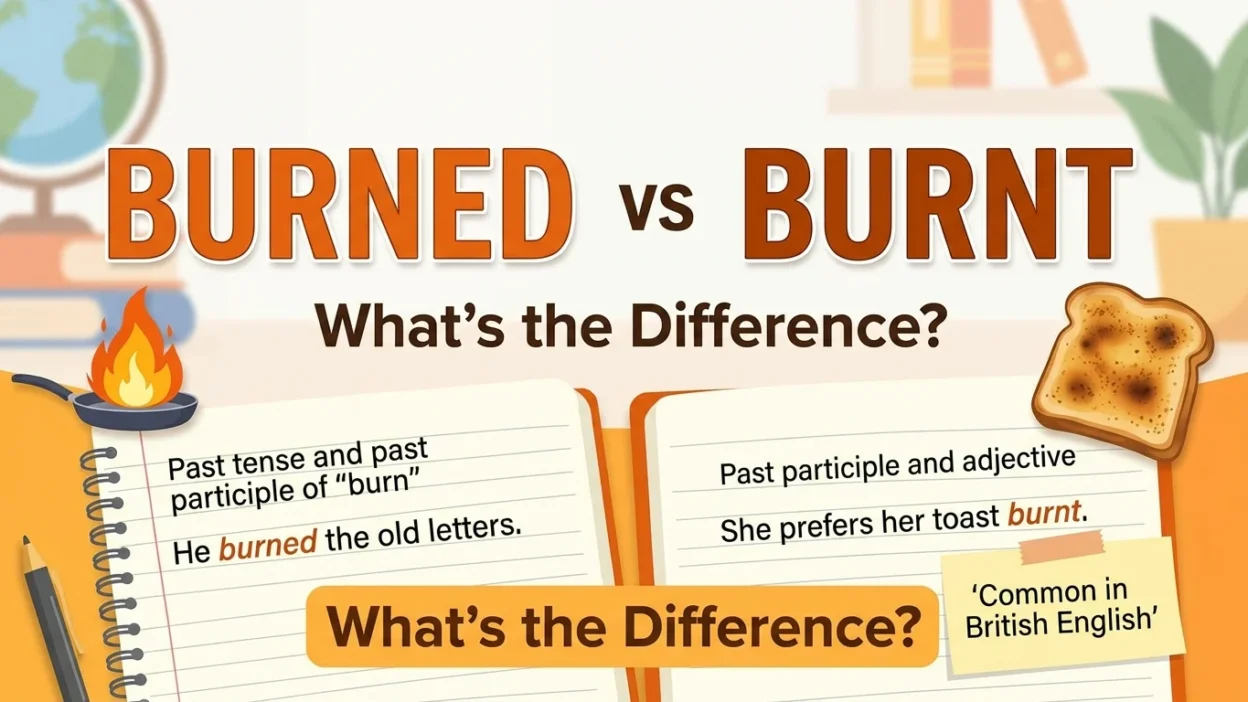 Burned or Burnt