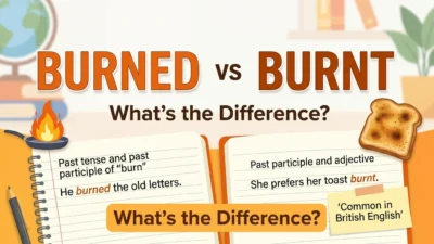 Burned or Burnt