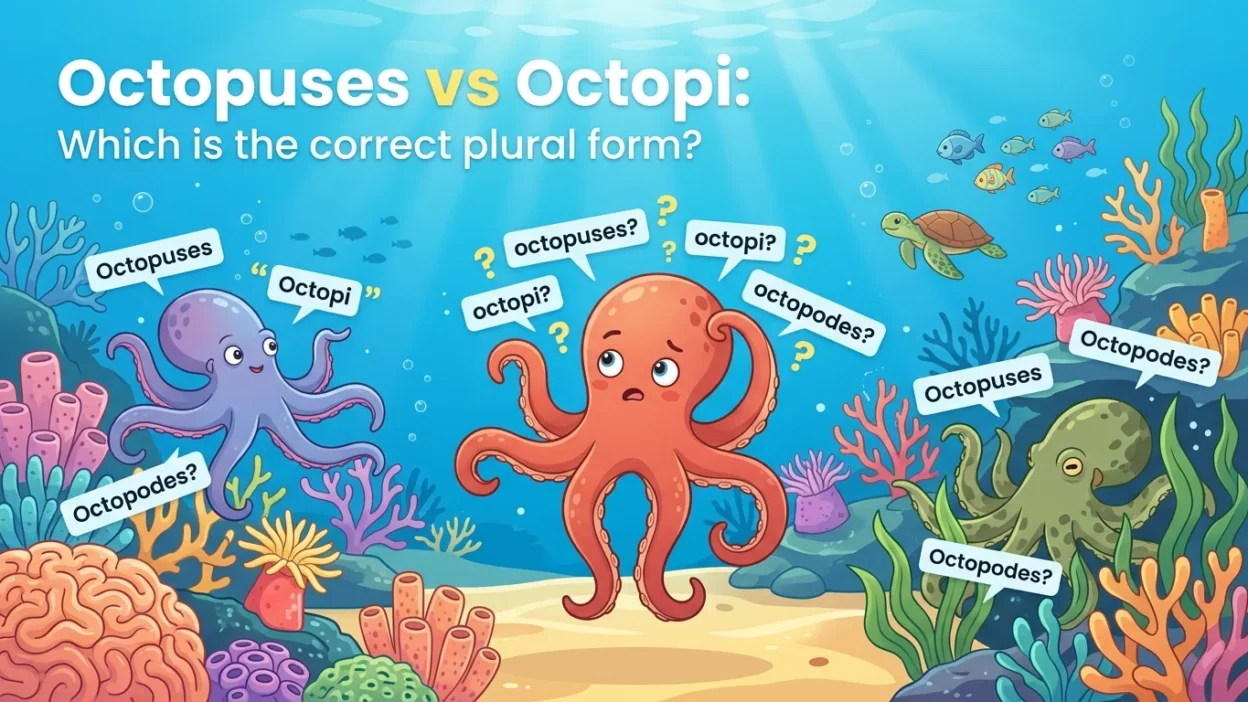 Octopuses vs Octopi