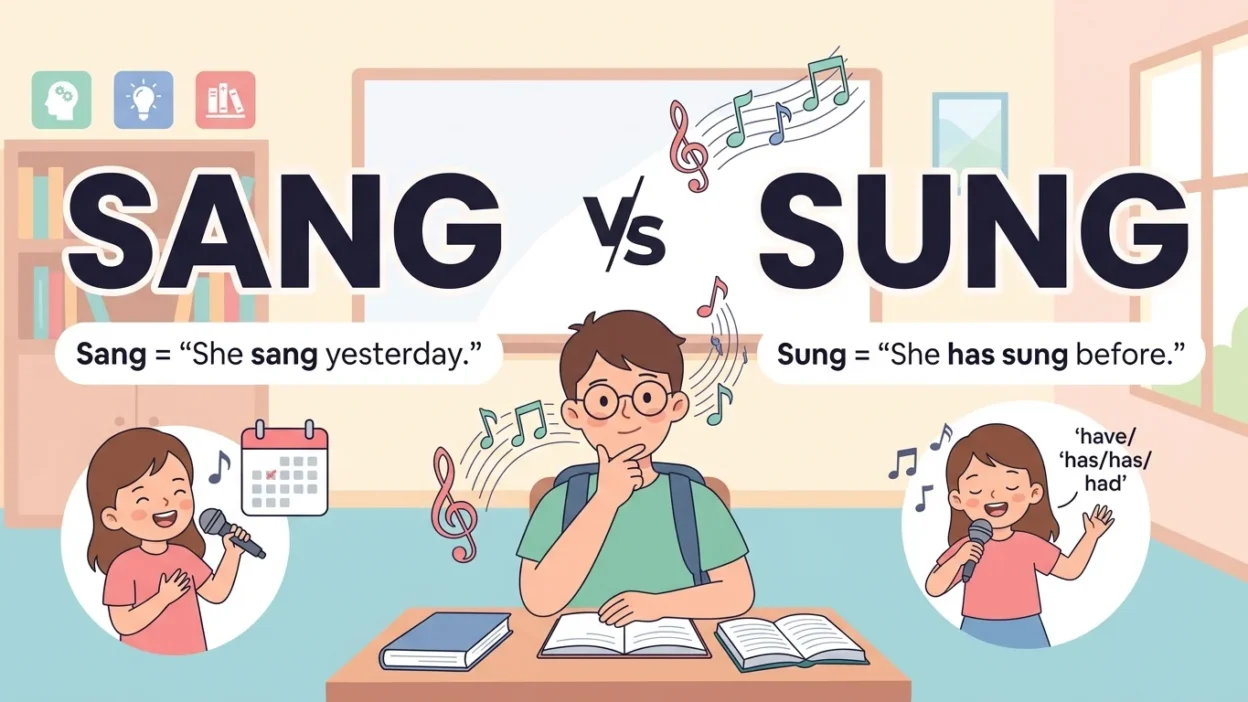 Sang or Sung