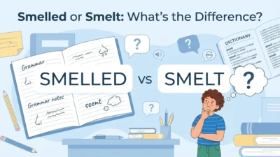 Smelled or Smelt