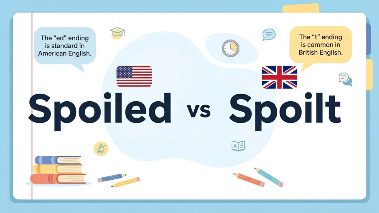 Spoiled vs Spoilt