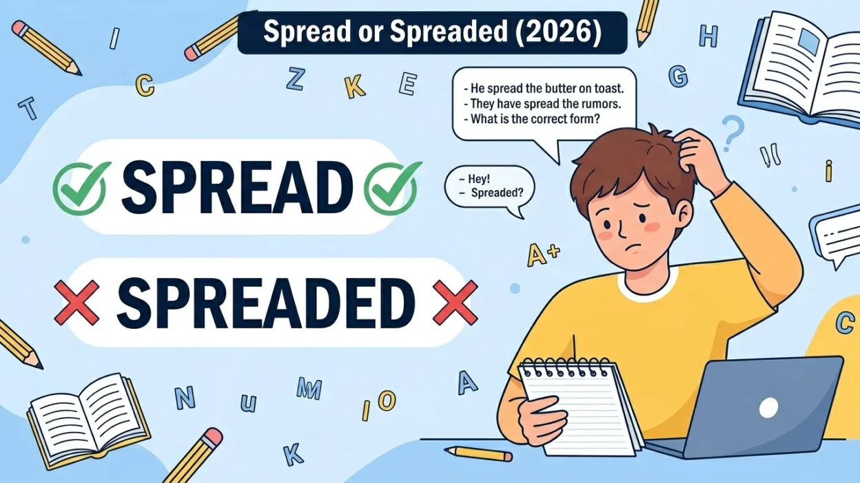 Spread or Spreaded
