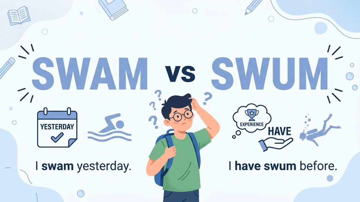 Swam or Swum