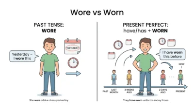 Wore or Worn