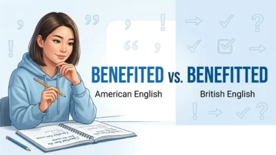 Benefited or Benefitted
