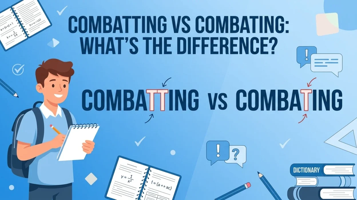Combatting vs Combating