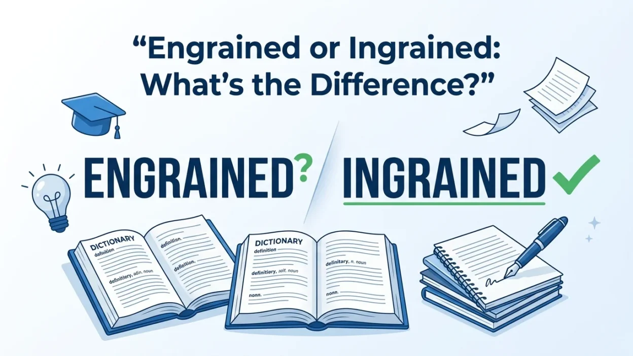 Engrained or Ingrained