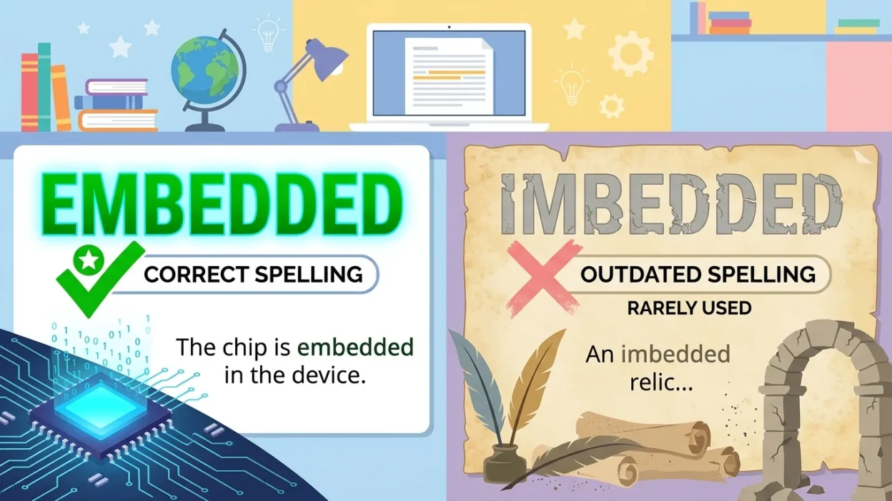 Imbedded or Embedded