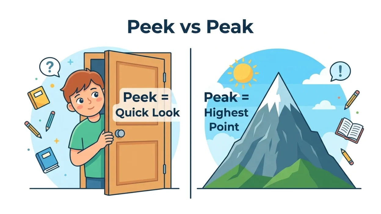 Peek or Peak