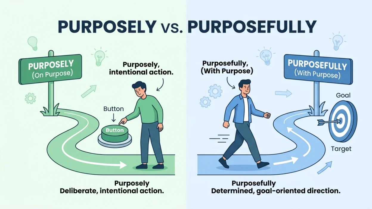 Purposely or Purposefully