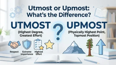 Utmost or Upmost